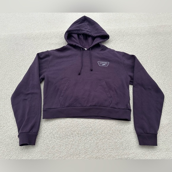 Vans Women's Purple Long Sleeve Logo Hoodie Size Large - Picture 1 of 6